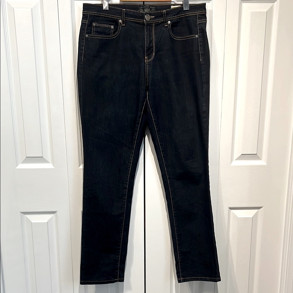 U.S.‎ Polo Assn. Dark Wash Straight Leg Jeans Size 12
